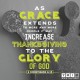 YMI Typography - As grace extends to more and more people it may increase thanksgiving to the glory of God. - 2 Corinthians 4:15