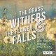 YMI Typography - The grass withers the flower and falls, but the word of the Lord remains forever. 1 Peter 1:24-25