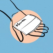 Illustrated hand with a kleenex - why didn't I give more?