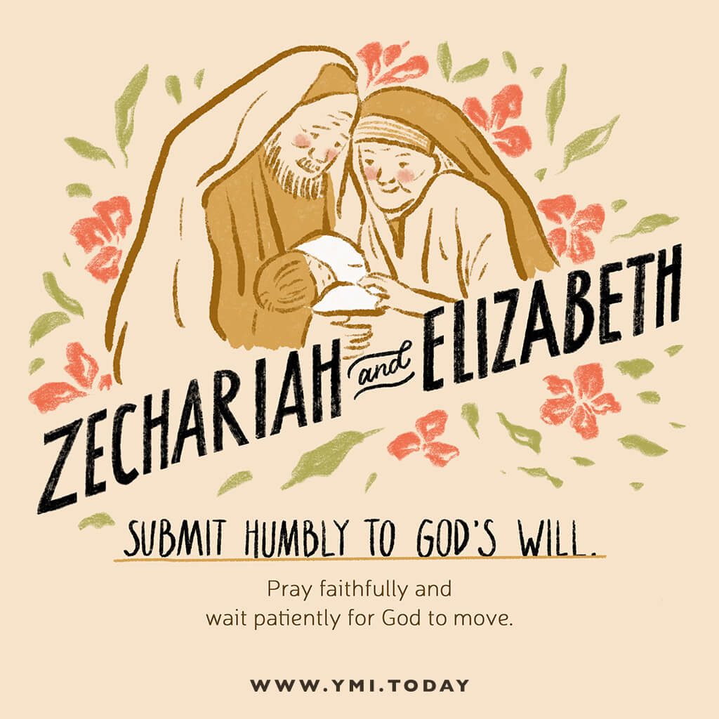 graphic image of Zechariah and Elizabeth