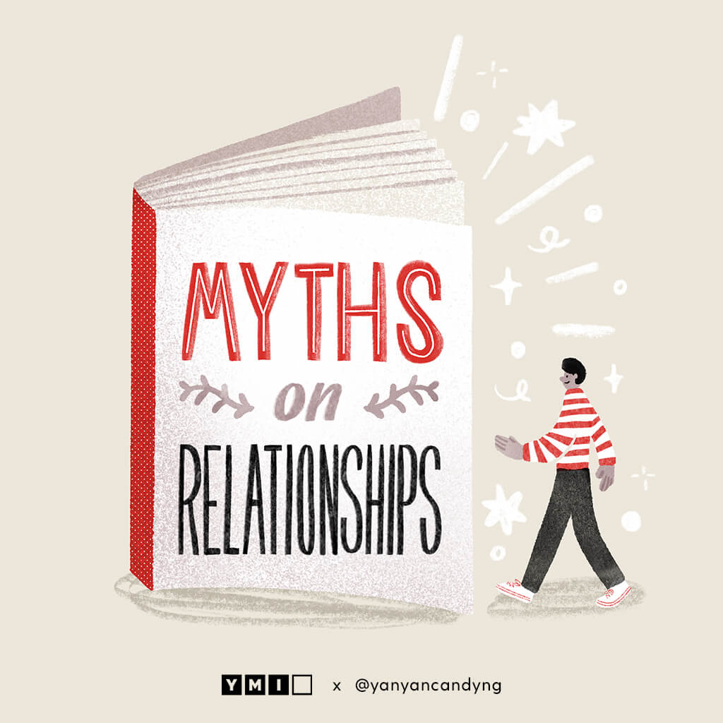 Image of a book on myths on relationships