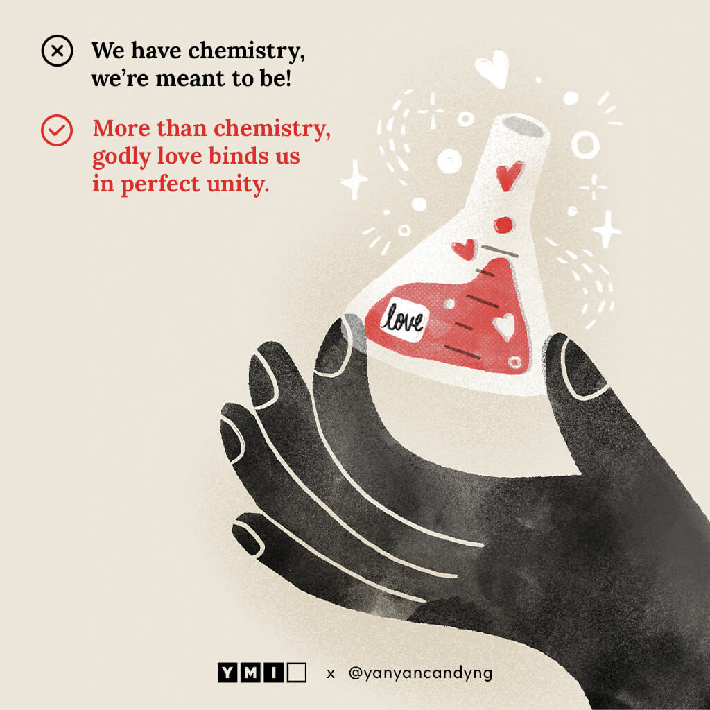Image of a hand holding a love chemical beaker