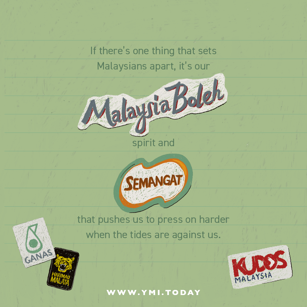 Different stickers which familiar for Malaysians.