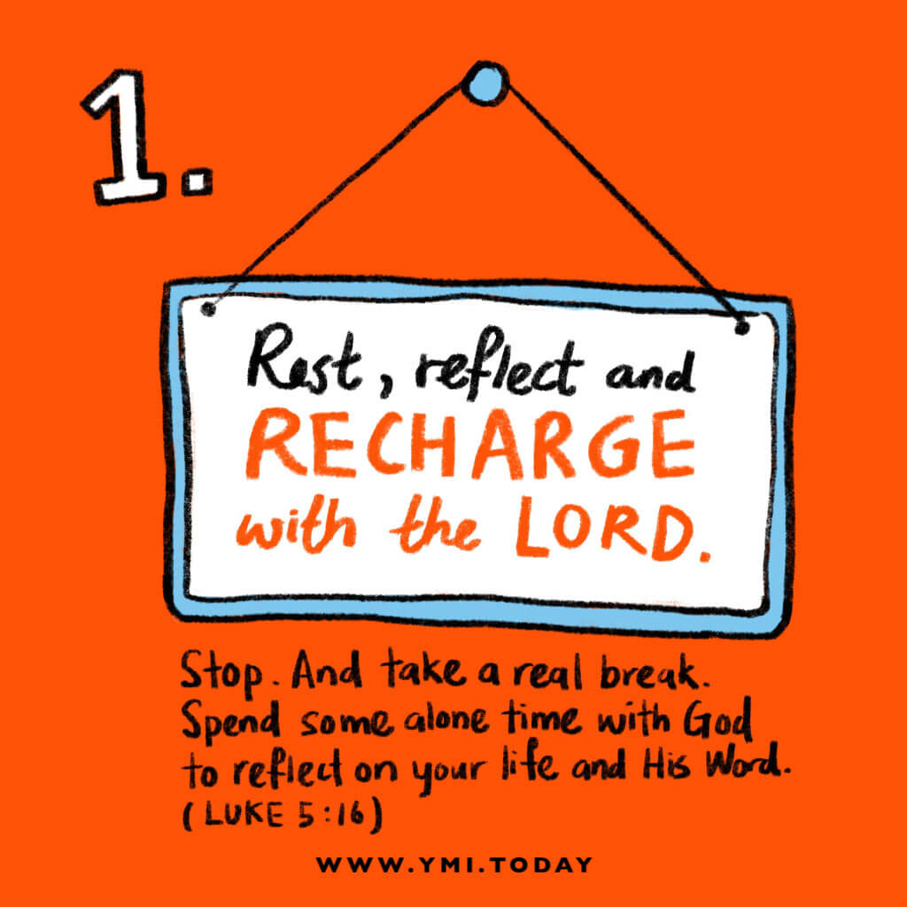a door sign to show rest in God