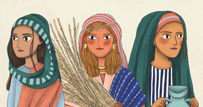 Illustration of Rahab, Leah and the Widow